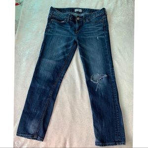 Express Modern Boyfriend Distressed Jeans